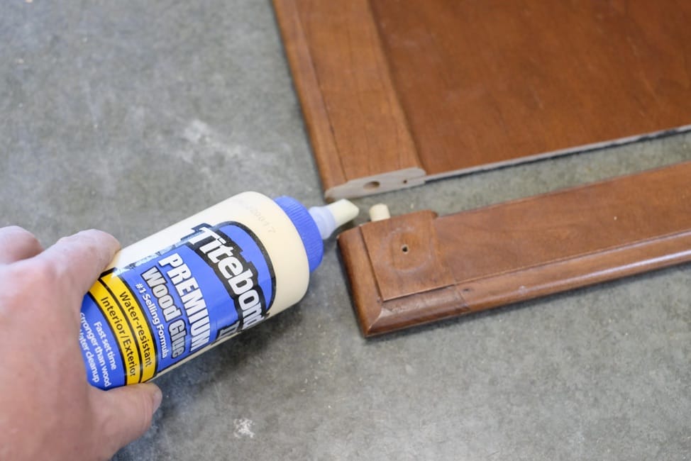 gluing cabinets together